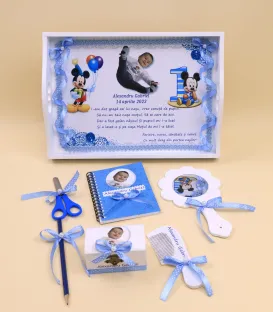 Tava Mot Mickey set personalizat cu 7 piese