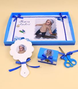 Set de mot baieti personalizat cu poza 7 piese