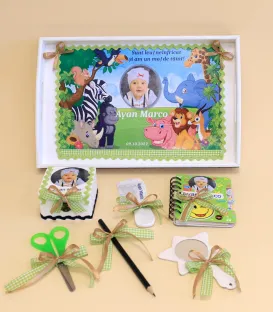 Set tavita mot personalizata Jungle 7 piese