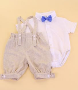 Trusou botez baieti de vara ingerasul Rafael cu tricolor set complet