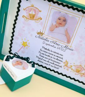 Printesa verde smarald set tava mot personalizat