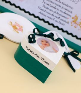 Printesa verde smarald set tava mot personalizat