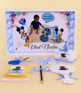 Set personalizat taierea motului Mickey Mouse