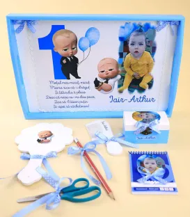 Tavita mot personalizata Baby Boss 8 piese