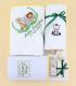 Trusou botez brodat  personalizat Jungle Safari set complet