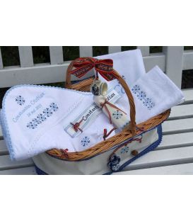 Trusou botez traditional stelute Albastre