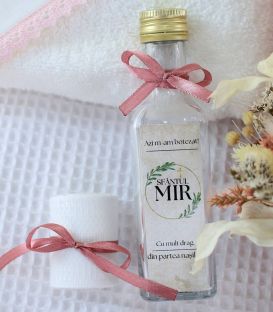 Trusou botez complet fete Bufnita roz pudra