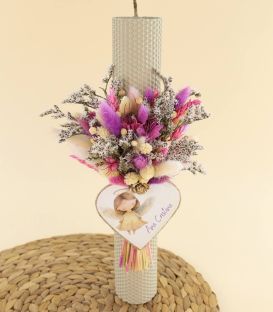 Trusou de botez complet fete ingeras, lila -5