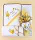 Trusou de botez fete, albinuta cu jucarie -13