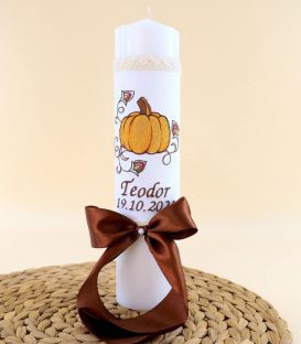 Trusou de botez, baieti, set complet,sezon toamna, tema dovleac