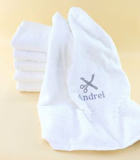 Prosop personalizat alb - broderie instrumente medicale si nume