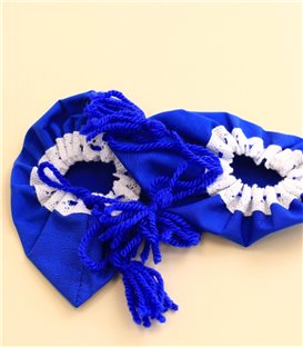 Trusou botez traditional albastru tr44  - opinci