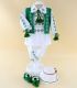 Trusou complet baiat traditional verde 15 piese tr44 - costum baieti