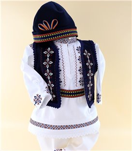 Trusou complet tradițional 17 piese - costumas baieti - 2