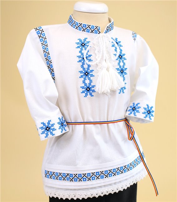 Trusou traditional turcoaz - camasa sau ie