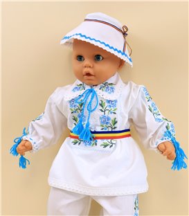 Set botez traditional costumas si clop