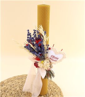 Set botez traditional - lumanare completa