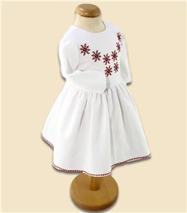 Trusou botez complet iarna model traditional Isabelle