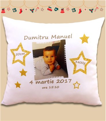 Perna personalizata cu poza copil