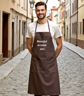 Sort personalizat barbati, maro, mesaj