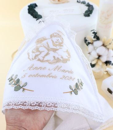 Trusou botez lux, fete, personalizat, set complet, ingeras