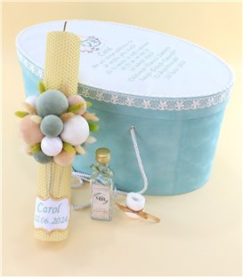 Trusou complet botez baiat personalizat – Ingeraș Verde