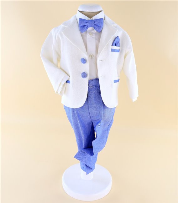 Trusou complet botez baiat personalizat – Ursuleț cu baloane