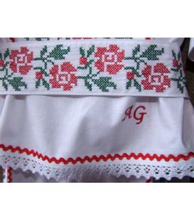 Trusouri botez traditionale - Trusou botez traditional complet broderie floare
