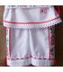 Trusouri botez traditionale - Trusou botez traditional complet broderie floare