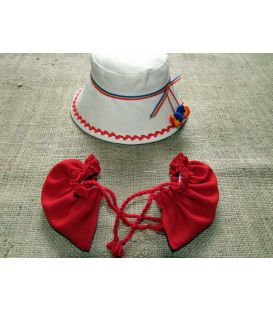 Trusouri botez traditionale - Trusou botez traditional complet broderie floare