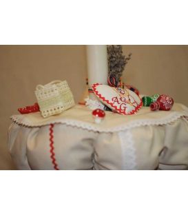 Trusouri botez traditionale - Trusou botez traditional complet broderie floare