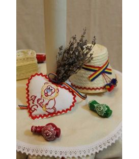 Trusouri botez traditionale - Trusou botez traditional complet broderie floare