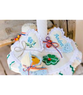 Lumanare botez traditionala Floria