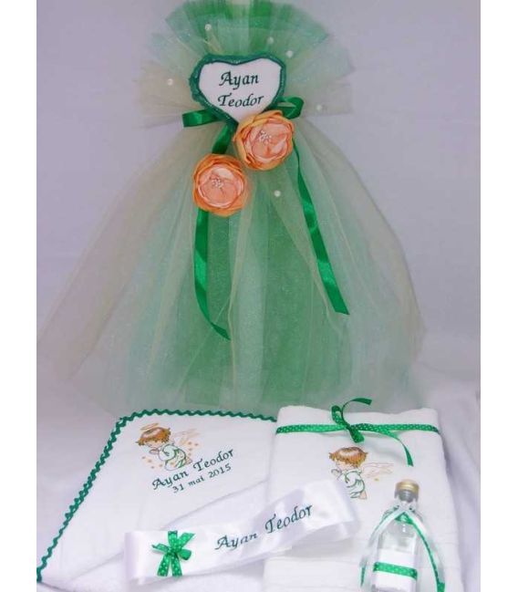 Lumanare botez personalizata Ayan