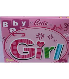 Cutie botez caserata roz fetite
