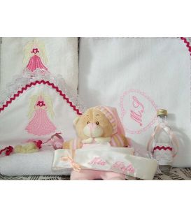 Trusou botez personalizat Ingeras cu inimioara