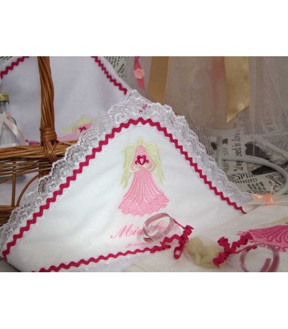 Trusou botez personalizat Ingeras cu inimioara