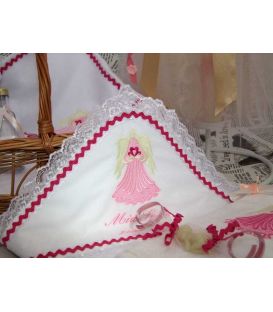 Trusou botez personalizat Ingeras cu inimioara