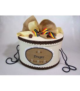 Cutie botez personalizata traditionala