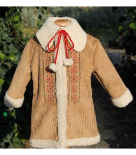 Palton traditional botez fetite stelute