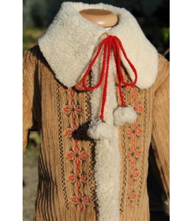 Palton traditional botez fetite stelute