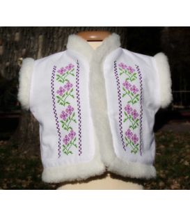 Bundita botez brodata traditionala Violeta
