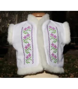 Bundita botez brodata traditionala Violeta
