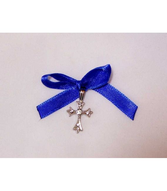 Cruciulite botez cu funda albastra