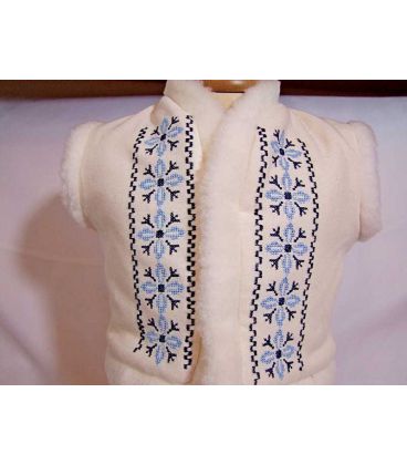 Bundita botez brodata traditionala Stelute