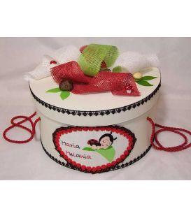 Cutie trusou botez fete rotunda personalizata buburuza