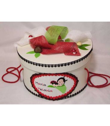 Cutie trusou botez fete rotunda personalizata buburuza