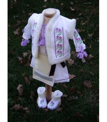 Costum national botez complet Violeta