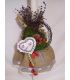Lumanare botez traditionala lavanda
