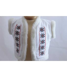 Costum botez traditional fetite complet Stelute